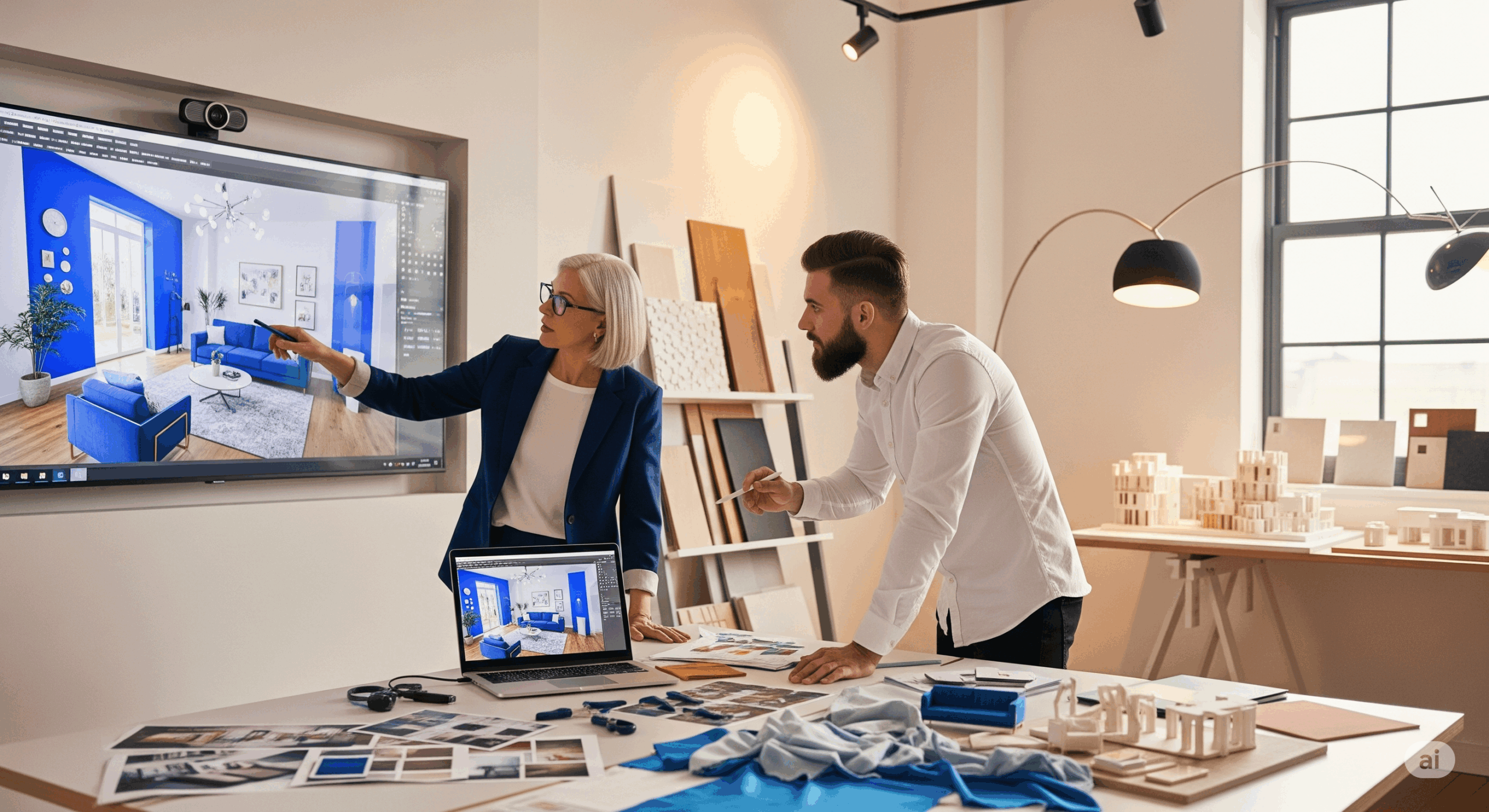 E construct scaled Master Study in Interior Design